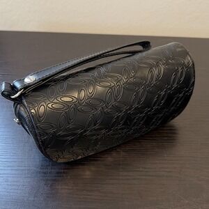 Oakley Soft Shell Case Zip Glasses Sunglasses Black Logo Wristlet Strap